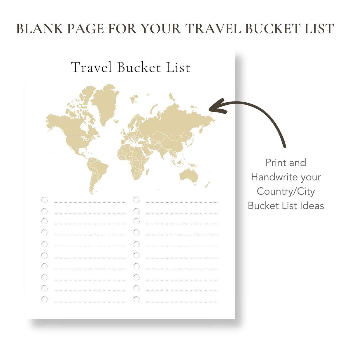 Printable At Home Bucket List (Blank Template Included!) – buck & co.