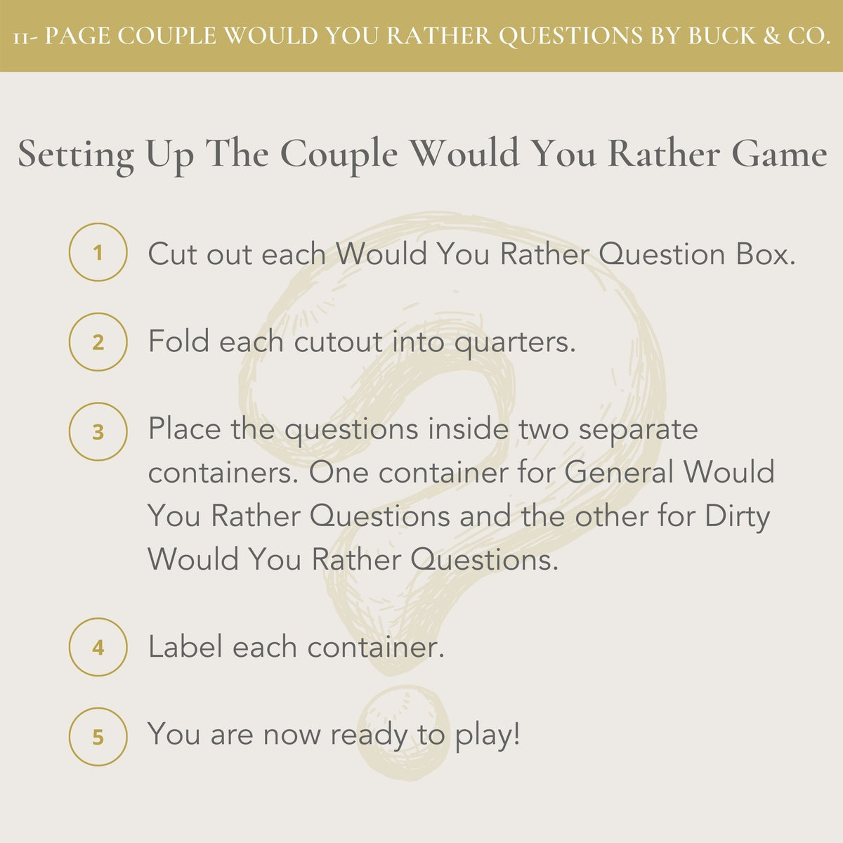 Would You Rather - Game Questions