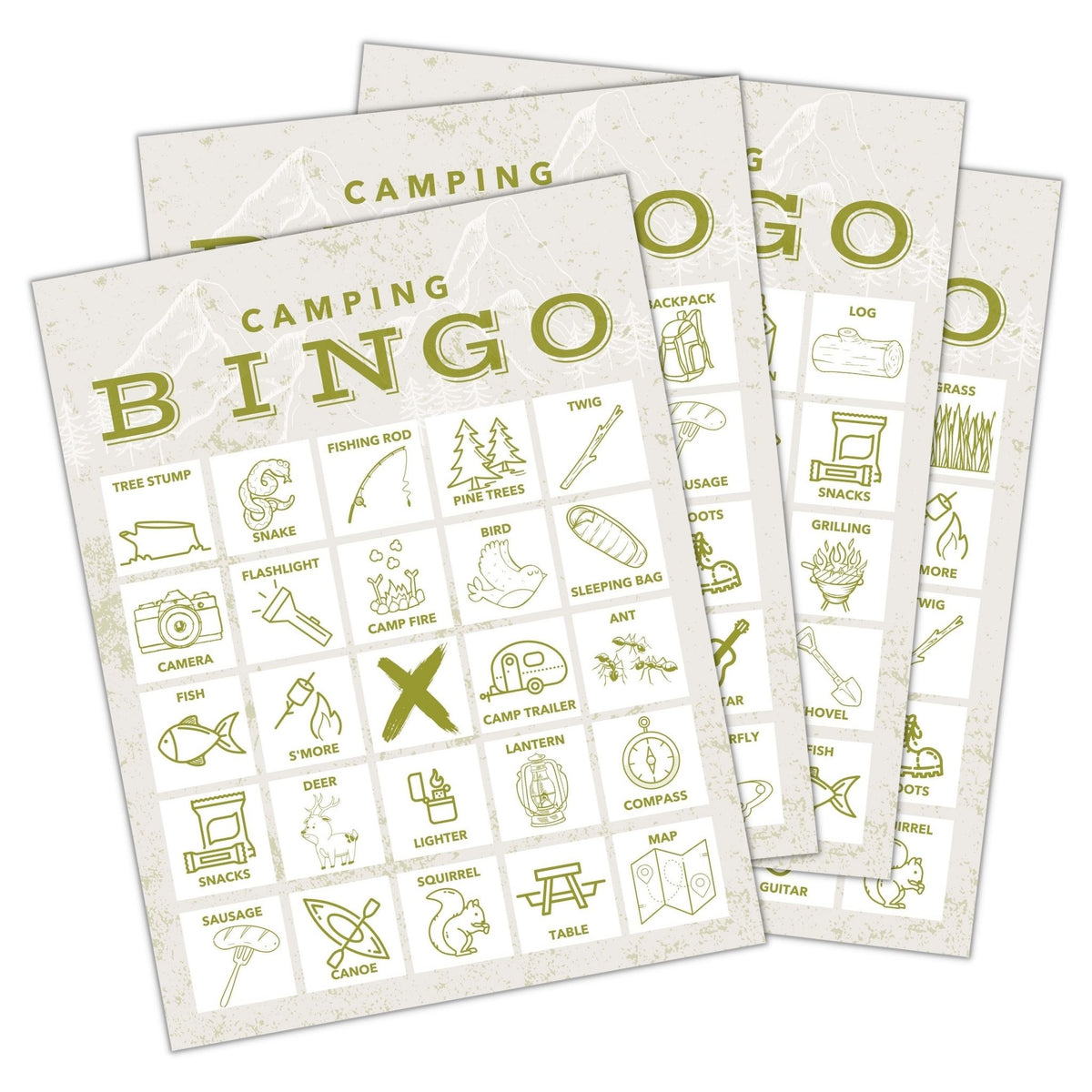Printable Camping Bingo Cards Buck Co printable-camping-bingo-cards-buck-co