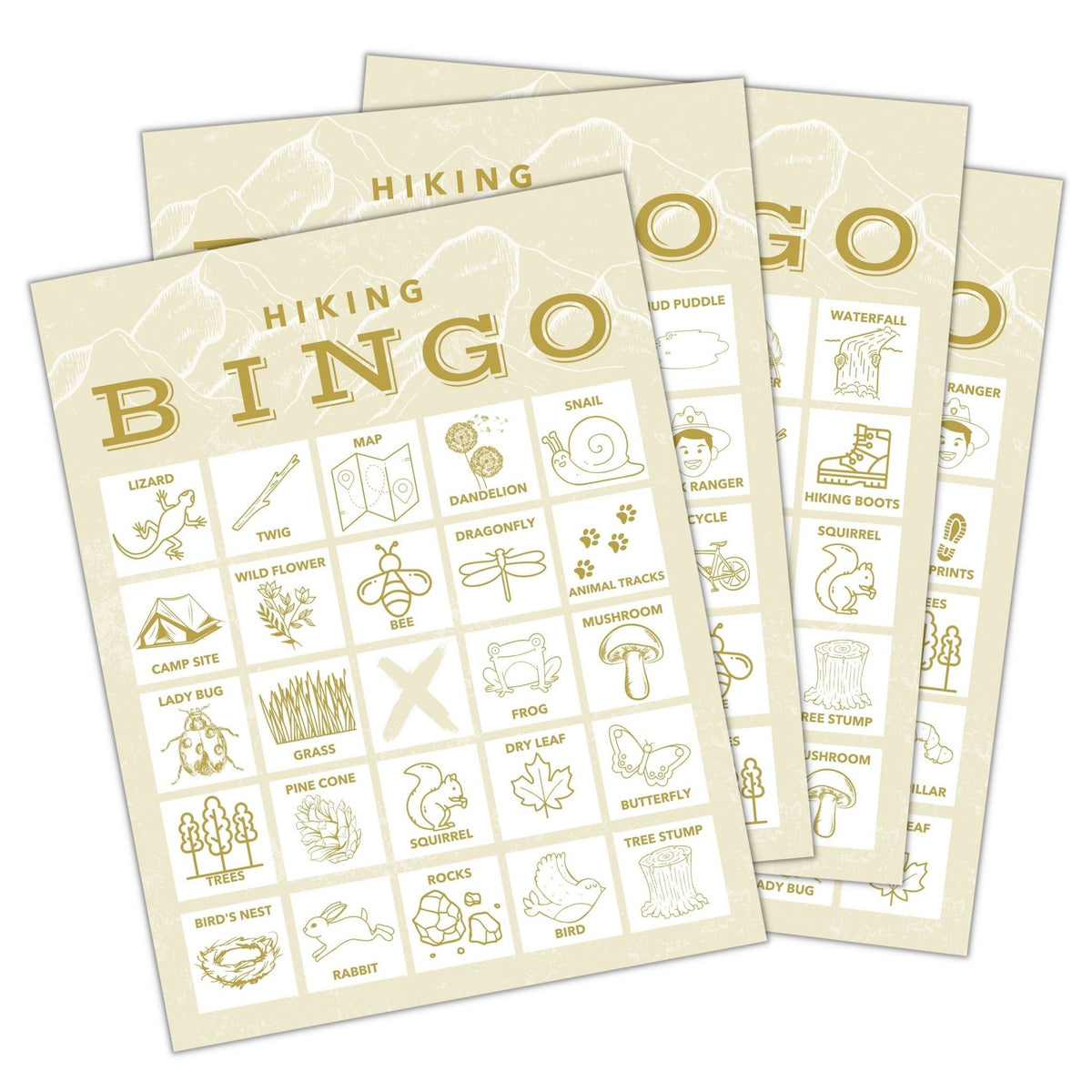 Printable Hiking Bingo Cards for Backpacking Travel – buck & co. Printable Hiking Bingo Cards for Backpacking Travel – buck & co.
