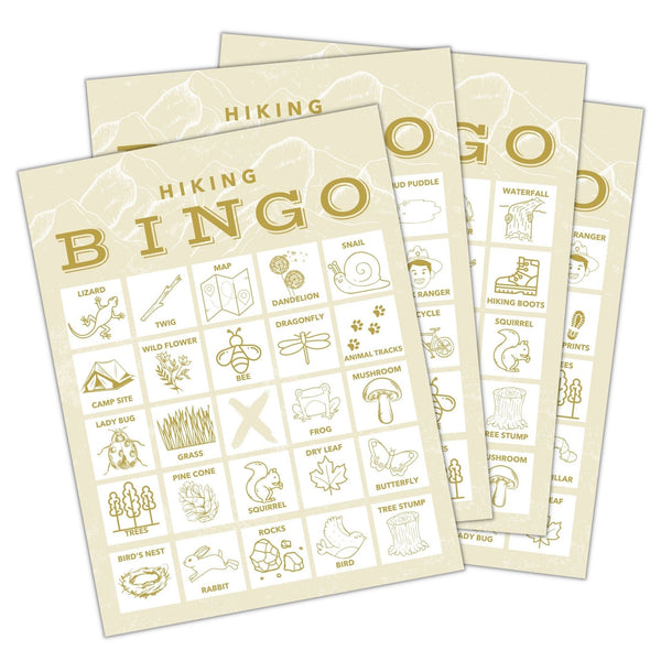 Hiking Bingo Cards (Printable)
