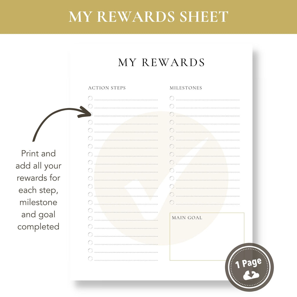 Rewards Worksheet.pdf Rewards Printable Worksheet – buck & co.