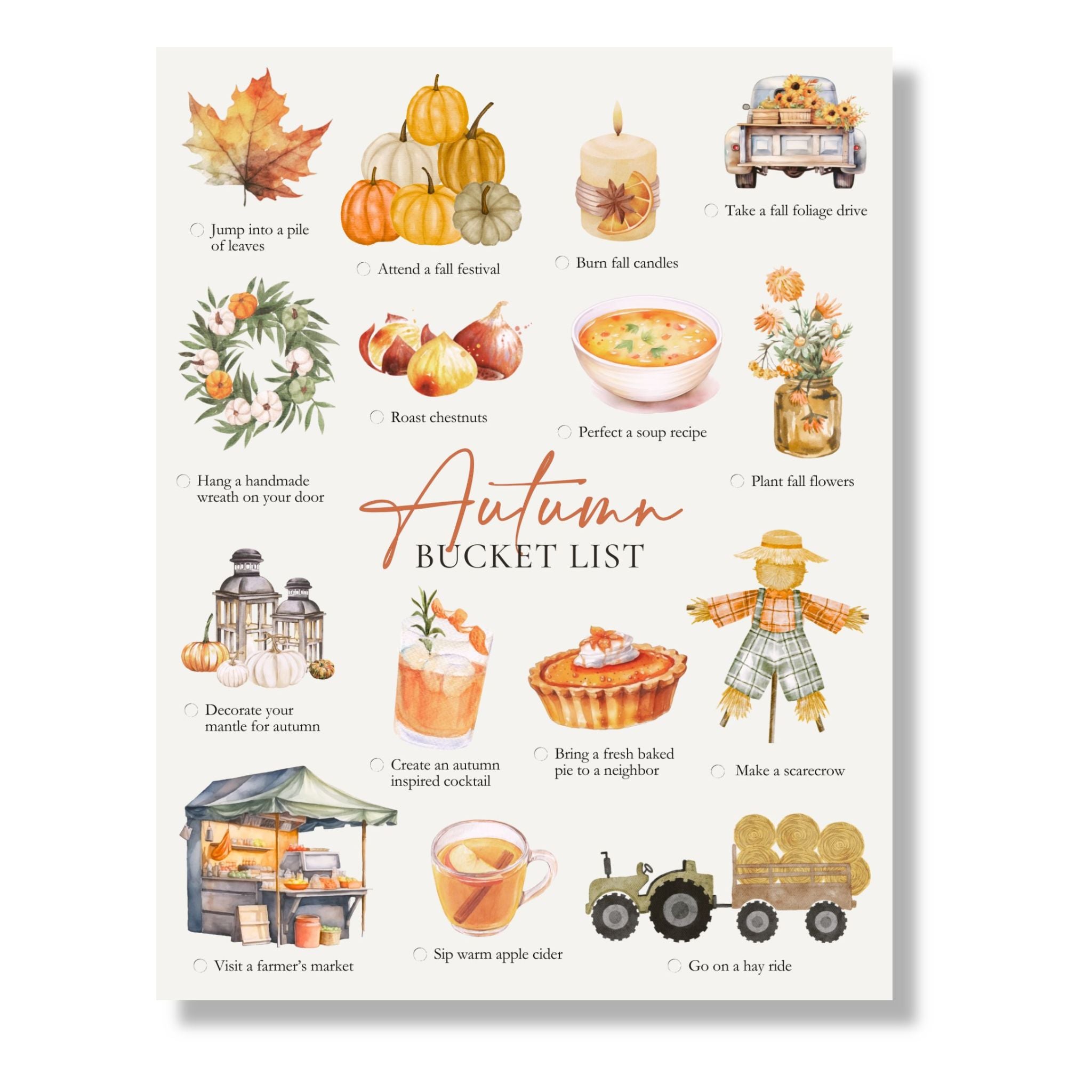 Autumn Bucket List