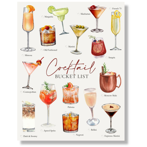 Cocktail Bucket List