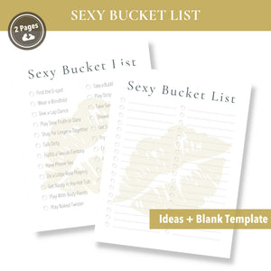 Printable Sexy Bucket List (Blank Template Included!) – buck & co. Printable Sexy Bucket List (Blank Template Included!) – buck & co.