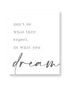 Do What You Dream Wall Art (Printable)