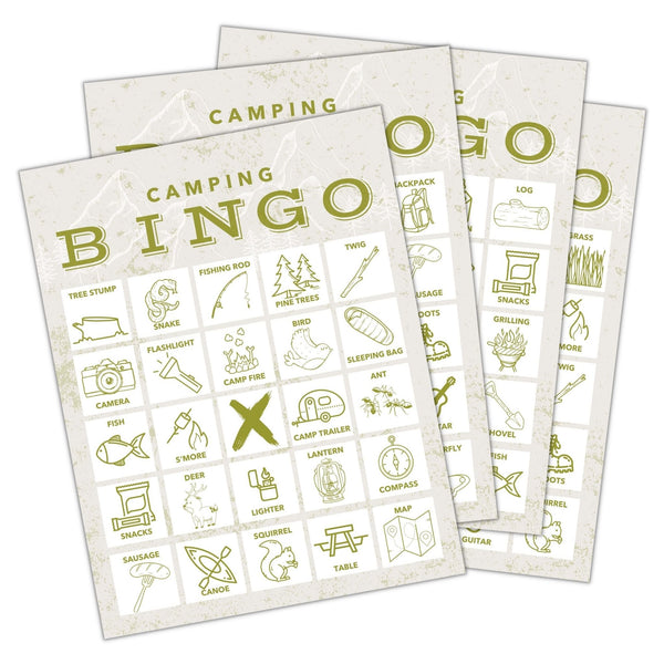 Camping Bingo Cards (Printable)