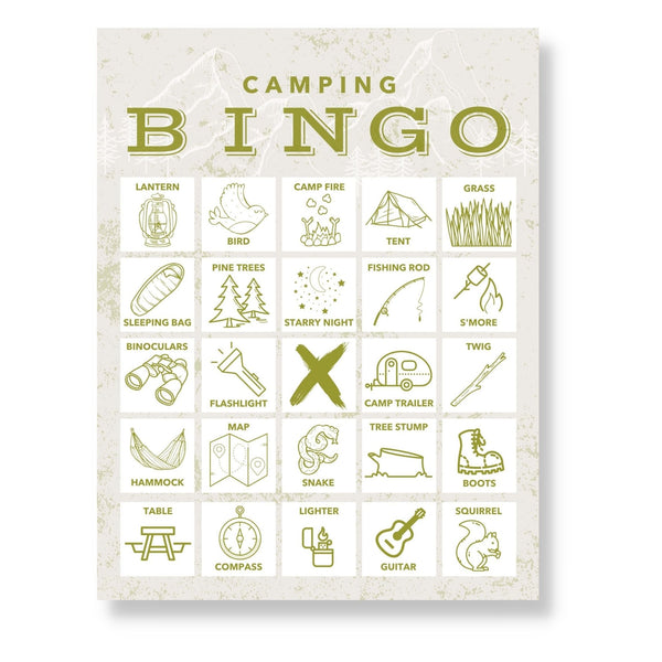 Camping Bingo Cards (Printable)