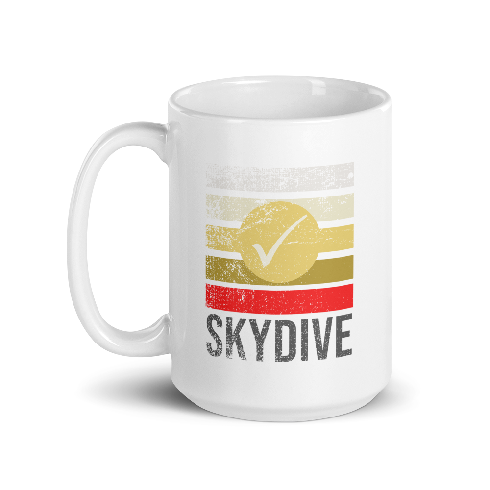 Skydive Checkmark Mug